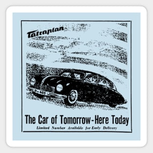 TATRA TATRAPLAN - THE CAR OF TOMORROW Magnet